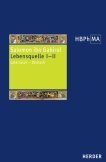 Fons vitae. Lebensquelle Kapitel I und II