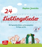 24 Lieblingslieder, Liederbuch, m. Audio-CD