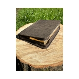 Die Bibel - Pocketausgabe (Softcover, braun/grau, Leder mit Reißverschluss)