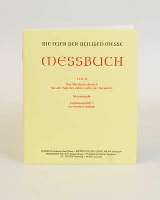 Die Feier der Heiligen Messe. Messbuch
