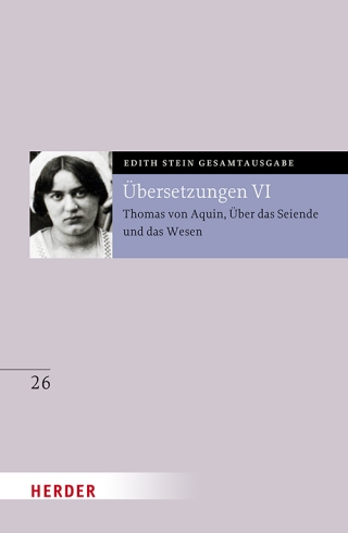 Übersetzung: Thomas von Aquin, Über das Seiende und das Wesen - De ente et essentia - mit den Roland-Gosselin-Exzerpten. Eingeführt und bearbeitet von Andreas Speer und Francesco Valerio Tommasi