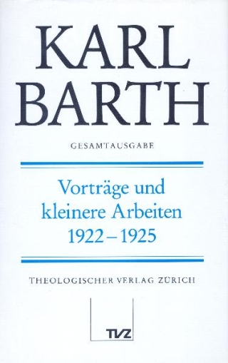 Karl Barth Gesamtausgabe