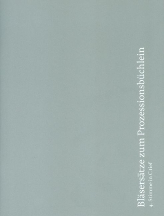 Bläsersätze zum Prozessionsbüchlein