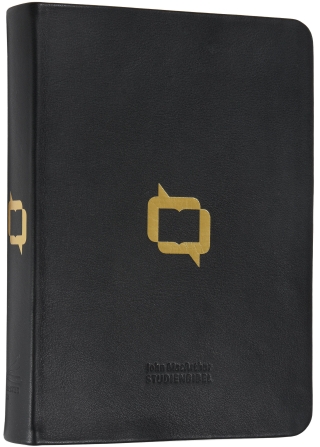 MacArthur Studienbibel – Schlachter 2000 (Softcover, schwarz, edler Rotgoldschnitt)