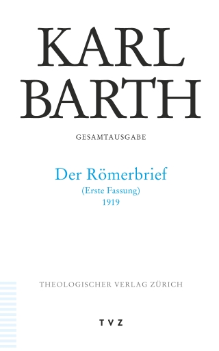 Karl Barth Gesamtausgabe
