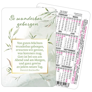 So wunderbar geborgen